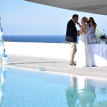 Sea And Villa Monolithos (Santorini)